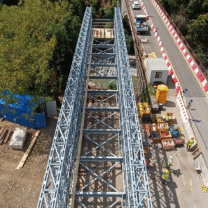 Montaggio Ponte Bailey a Firenzuola