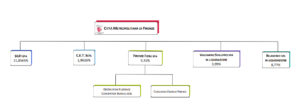 Schema delle partecipate della Città Metropolitana