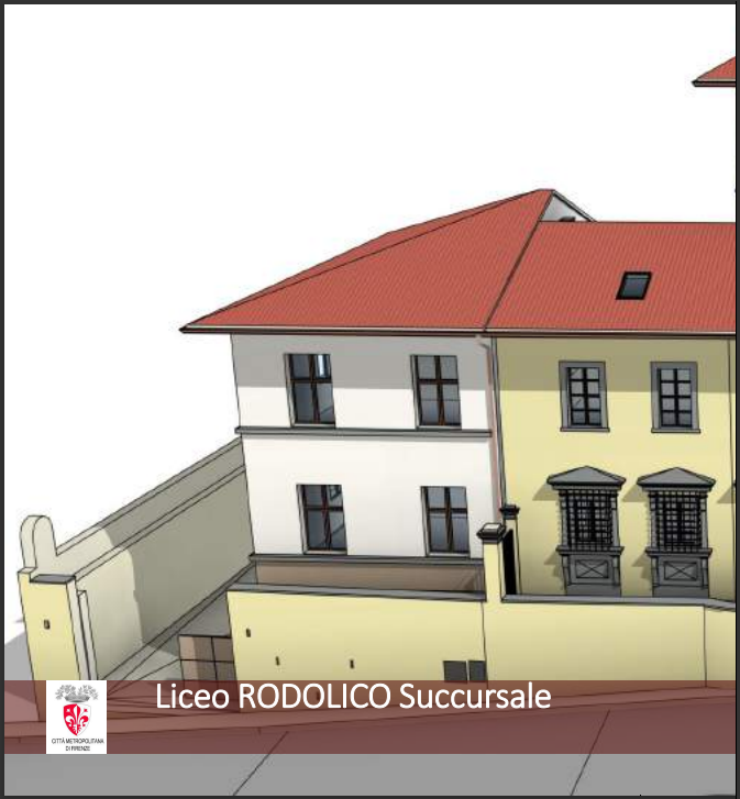 Liceo Rodolico Succursale - Rendering dell'ampliamento