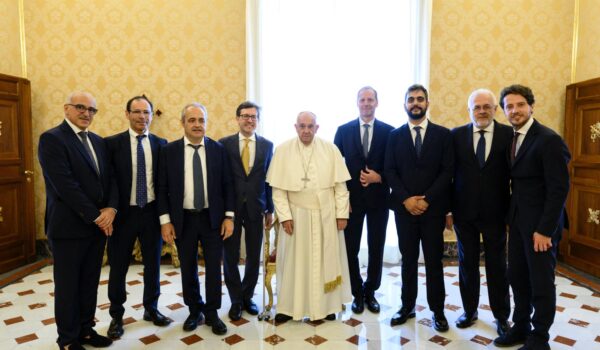 I membri del Comitato Tour de France da Papa Francesco